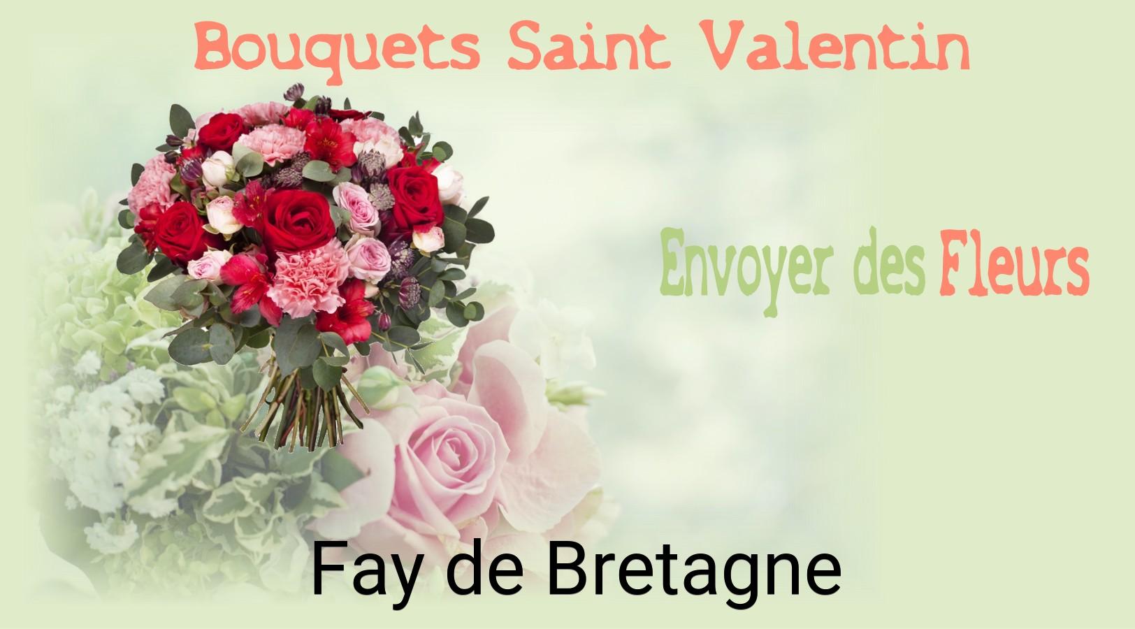 Roses de Saint-Valentin livrées à Fay-de-Bretagne